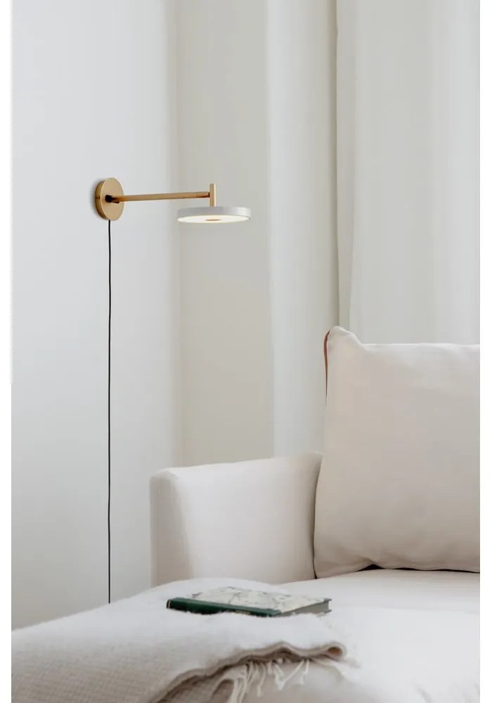 Biele LED nástenné svietidlo so stmievačom ø 15 cm Asteria Wall Long – UMAGE