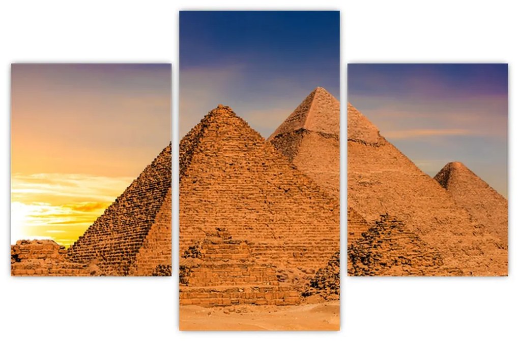 Obraz - Egyptské pyramídy (90x60 cm)