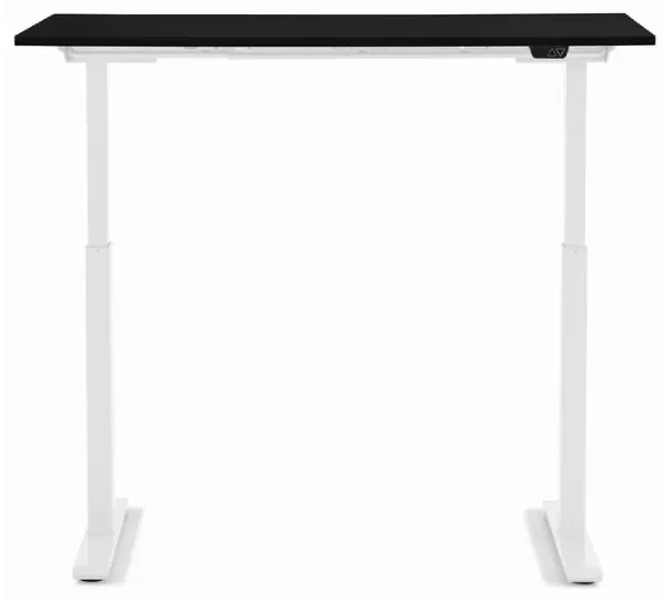 Office Smart písací stôl 120x70 cm biely/čierny