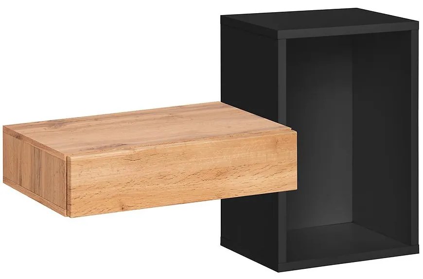 Polička Easy WTZ EY TYP 02 wotan/čierna