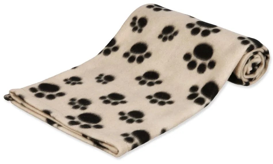 Béžová fleecová deka pre psa 100x70 cm Trixie Barney – Plaček Pet Products