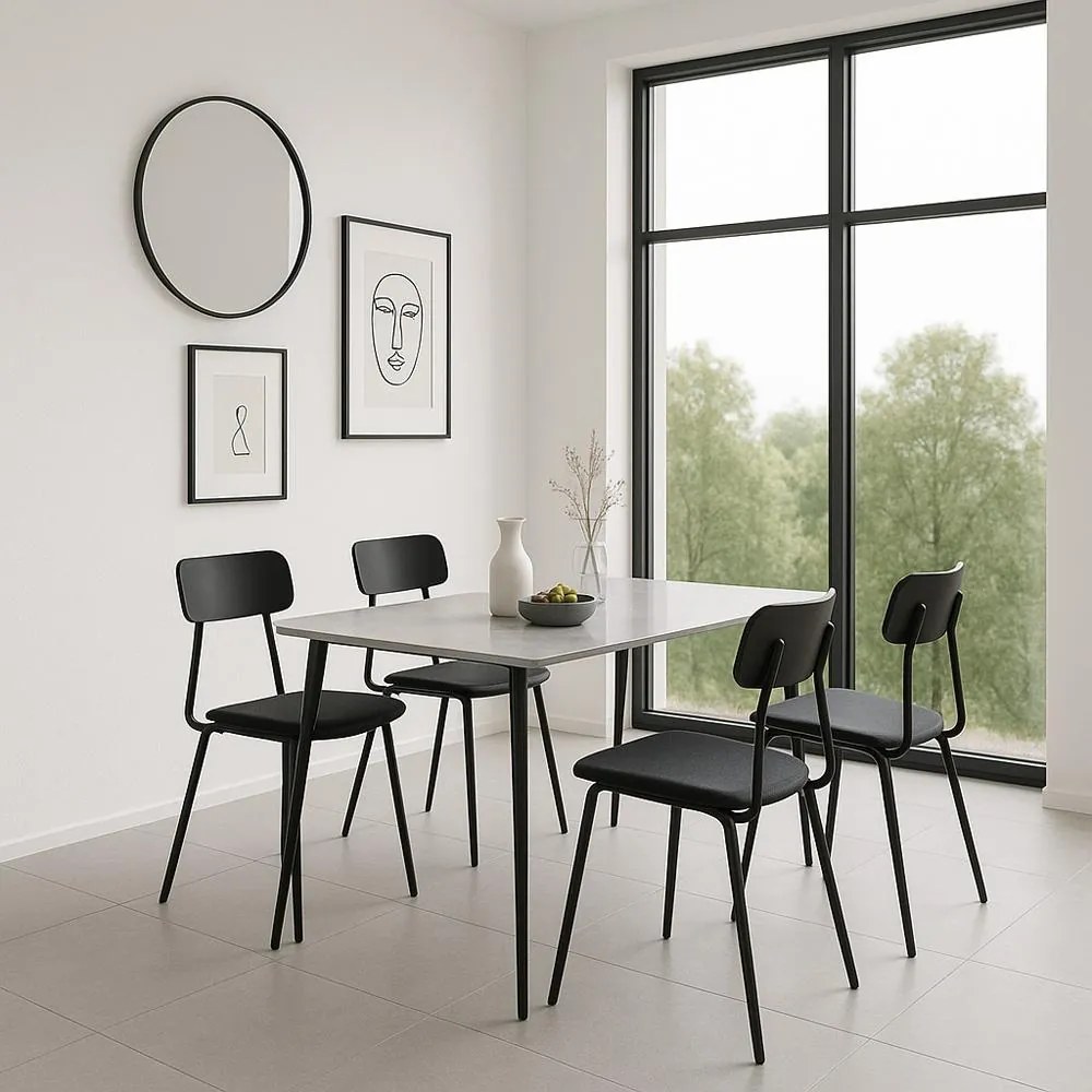 Jedálenský stôl AVENBERG MONTE 140 biely