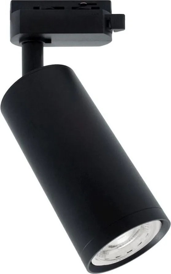 Bodové svietidlo MICA do lištového systému 1xGU10/25W/230V 1-fázové čierna