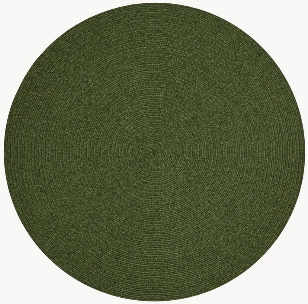 Okrúhly koberec do interiéru/exteriéru Trenzado