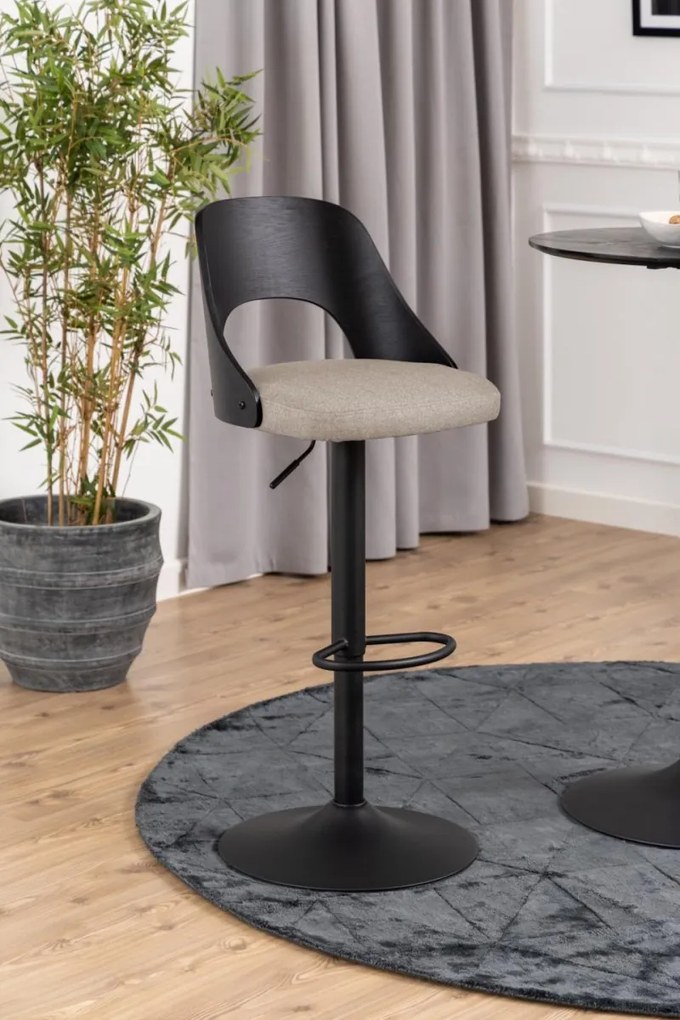 Barová stolička Lucy čierna/piesok