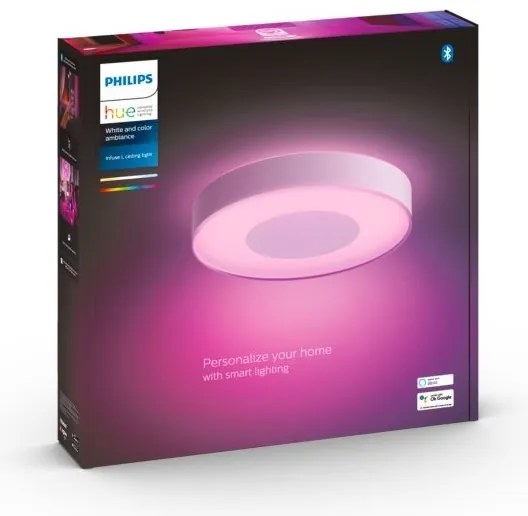 Philips -LED RGB Stmívatelné stropní svítidlo Hue LED/52,5W/230V pr. 425 mm bílá