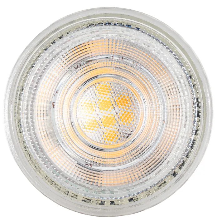 Sada 5 stmievateľných LED žiaroviek GU10 50 mm číra 4,9 W 430 lm 2700 K