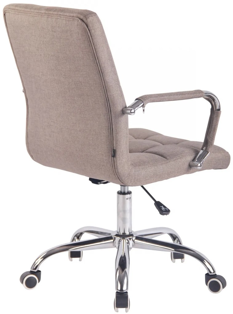 Design-Shop Kancelárska stolička Deli - látka - Sivo-hnedá (Taupe)