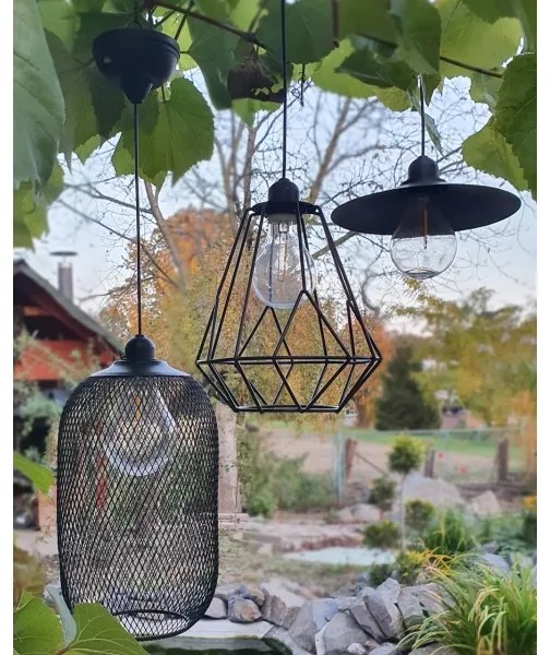 LED Solárny luster na lanku KATTY 1,2V 300 mAh IP44