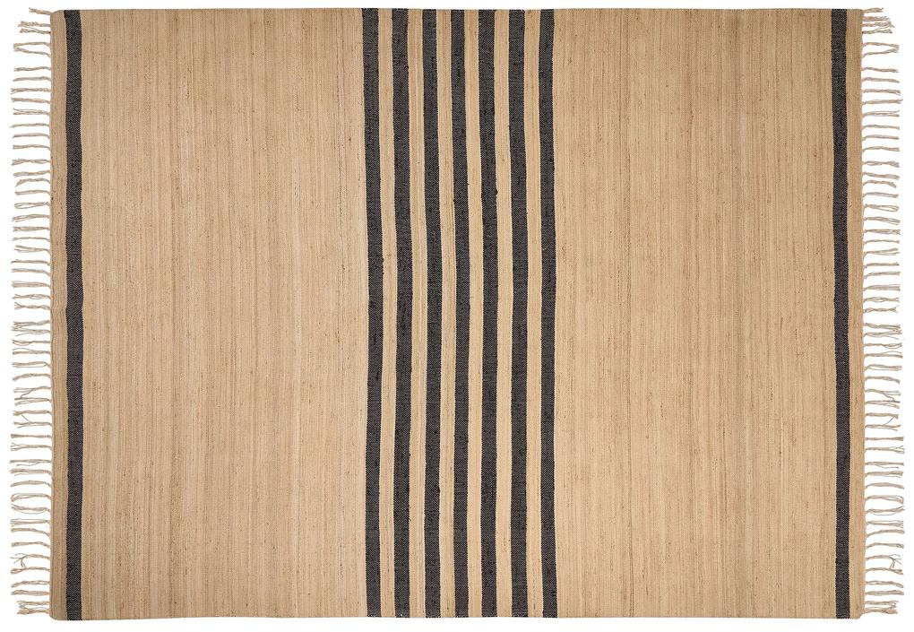 Jutový koberec 300 x 400 cm béžový ERICEK Beliani
