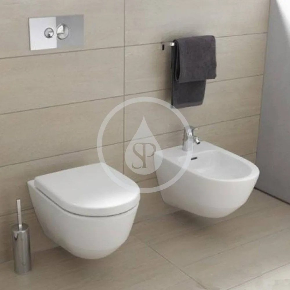 LAUFEN Pro Závesný bidet, 530x360 mm, 1 otvor na batériu, s LCC, biela H8309524003021