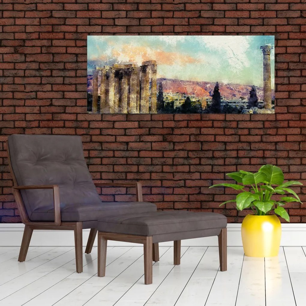 Obraz - Akropolis, Atény, Grécko (120x50 cm)