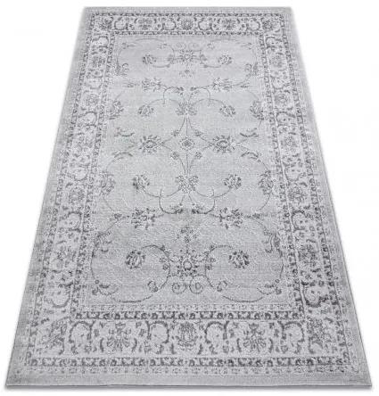 Moderný MEFE koberec 2312 Ornament, rám - Štrukturálny, dve vrstvy rúna sivá Veľkosť: 120x170 cm