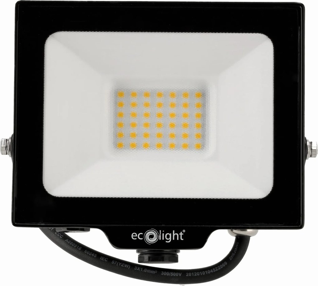 ECOLIGHT LED reflektor 30W 2v1 - neutrálna biela