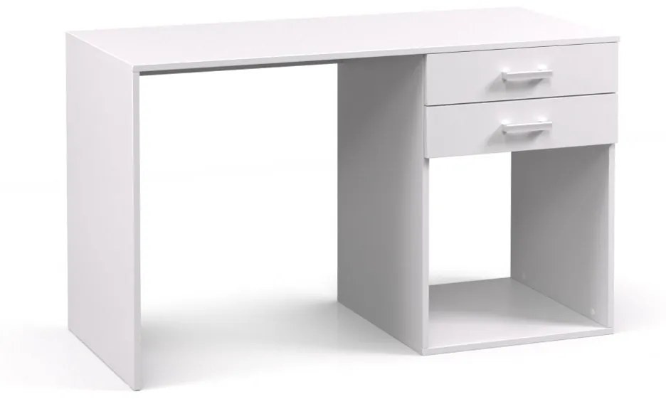 DREVONA Písací stolík PC 120 biely REA SAM