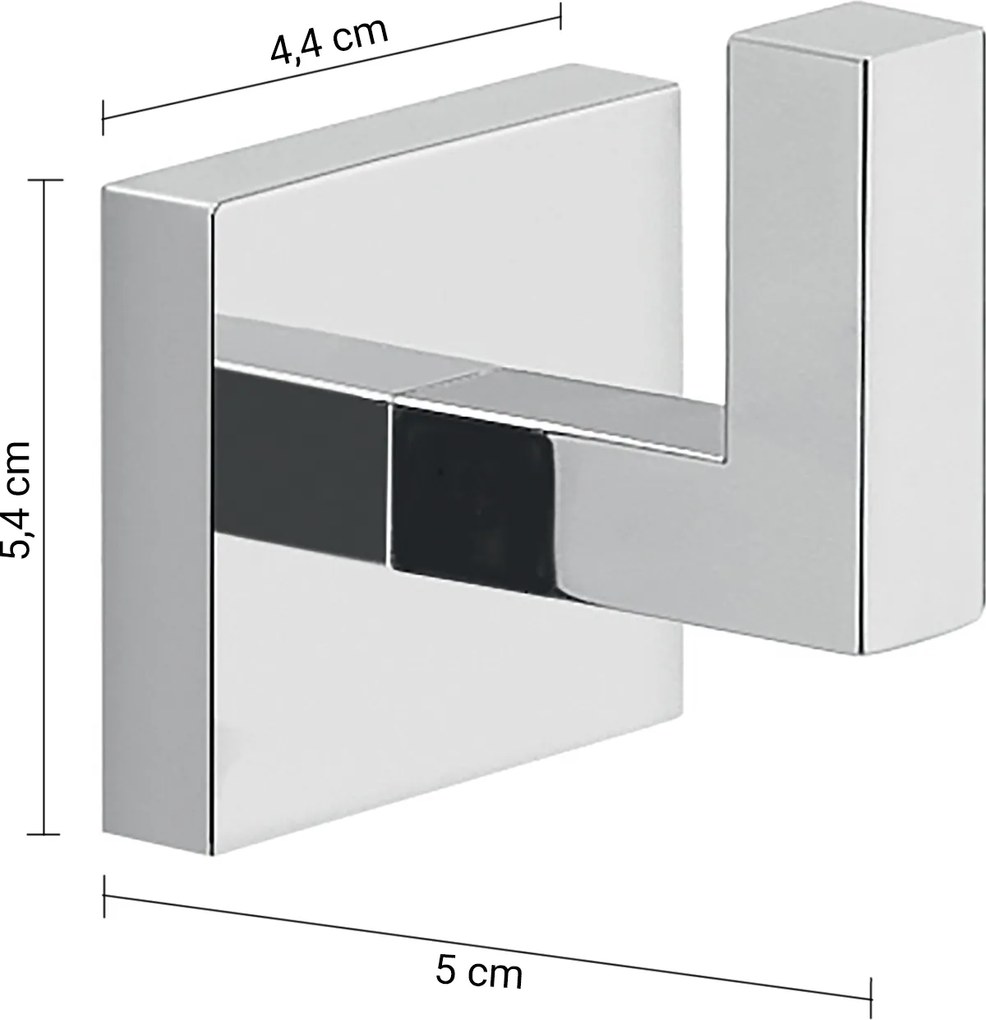 Gedy Gedy, ELBA háčik, chróm, A02613