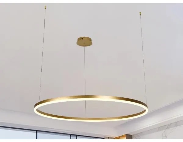 LED Stmievateľný luster na lanku LED/55W/230V 3000-6500K + diaľkové ovládanie