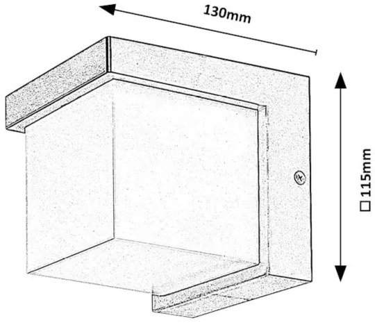 Rabalux 77095 - LED Vonkajšie nástenné svietidlo ANDELLE LED/10W/230V IP54 čierna