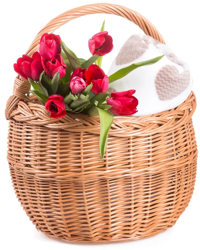 Nákupný kôš prútený Lány VI.š. 31 x hl. 31 x v. 25/40(cm)