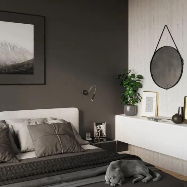 Sollux SL.0910 - Flexibilná lampička AXIL 1xG9/12W/230V čierna