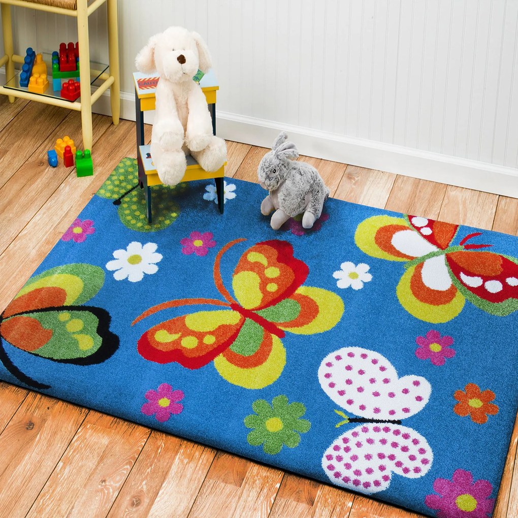 DY Bella 14 - modrá Rozmer: 200x290 cm