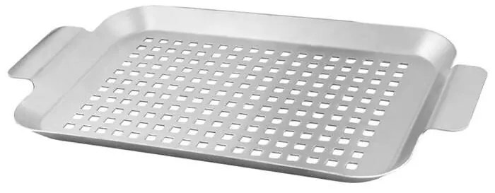 Plech na grilovanie 34x18,5cm nerezový