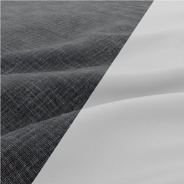 Rohová rozkladacia sedačka AURORA ľavá popolová / biela