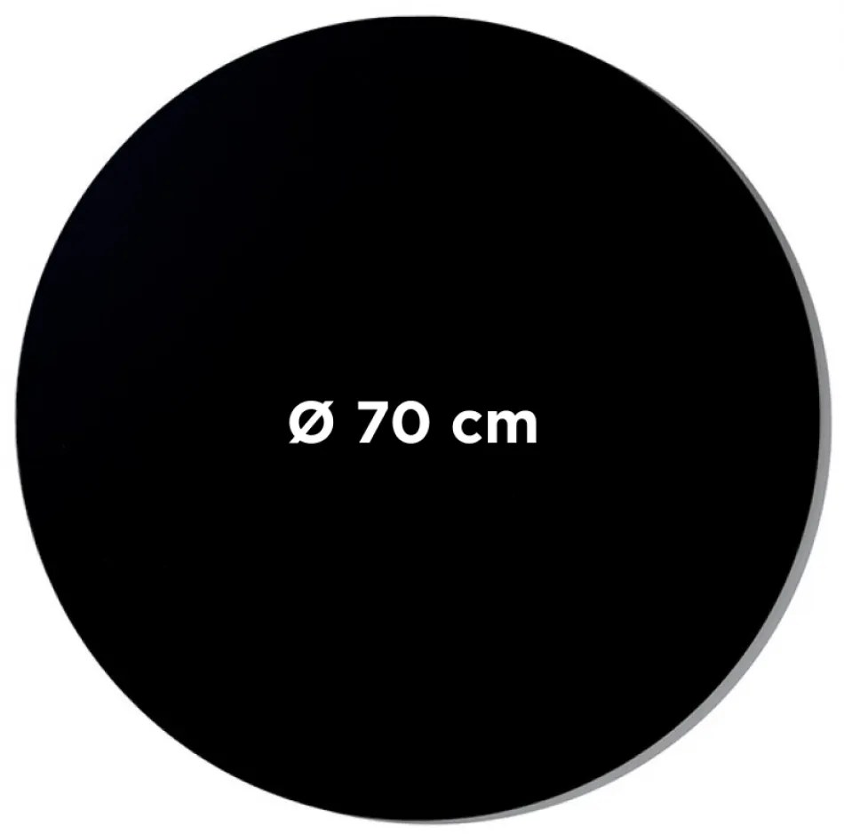 COMPACT 10 BLACK - STOLOVÁ DOSKA Ø70 cm