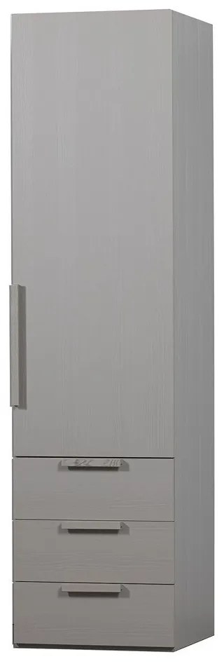 Sivá modulárna skriňa 55x210 cm Rens – WOOOD