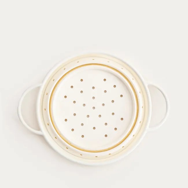 Silikónový cedník MOLLIS krémový 775932