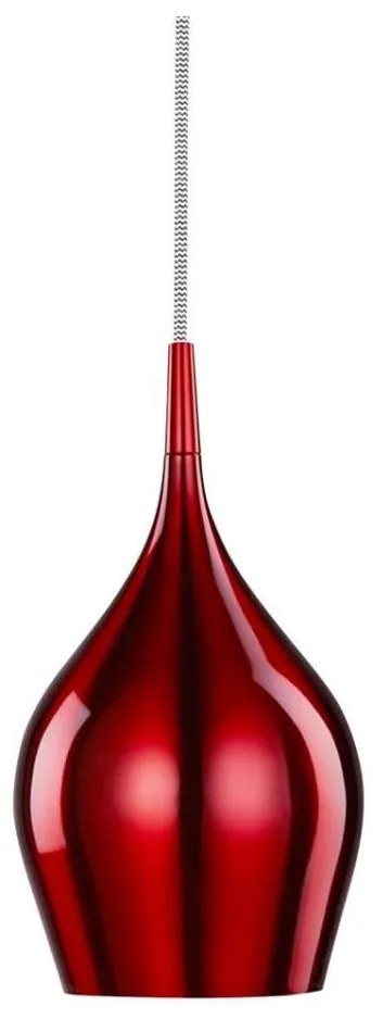 Searchlight 6461-12RE - Luster na lanku VIBRANT 1xE14/60W/230V červená