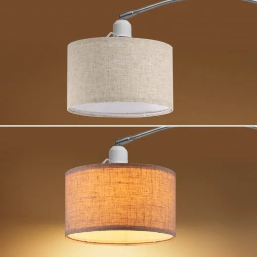 InternetovaZahrada Dizajnová oblúková lampa - nastaviteľná 150-175cm