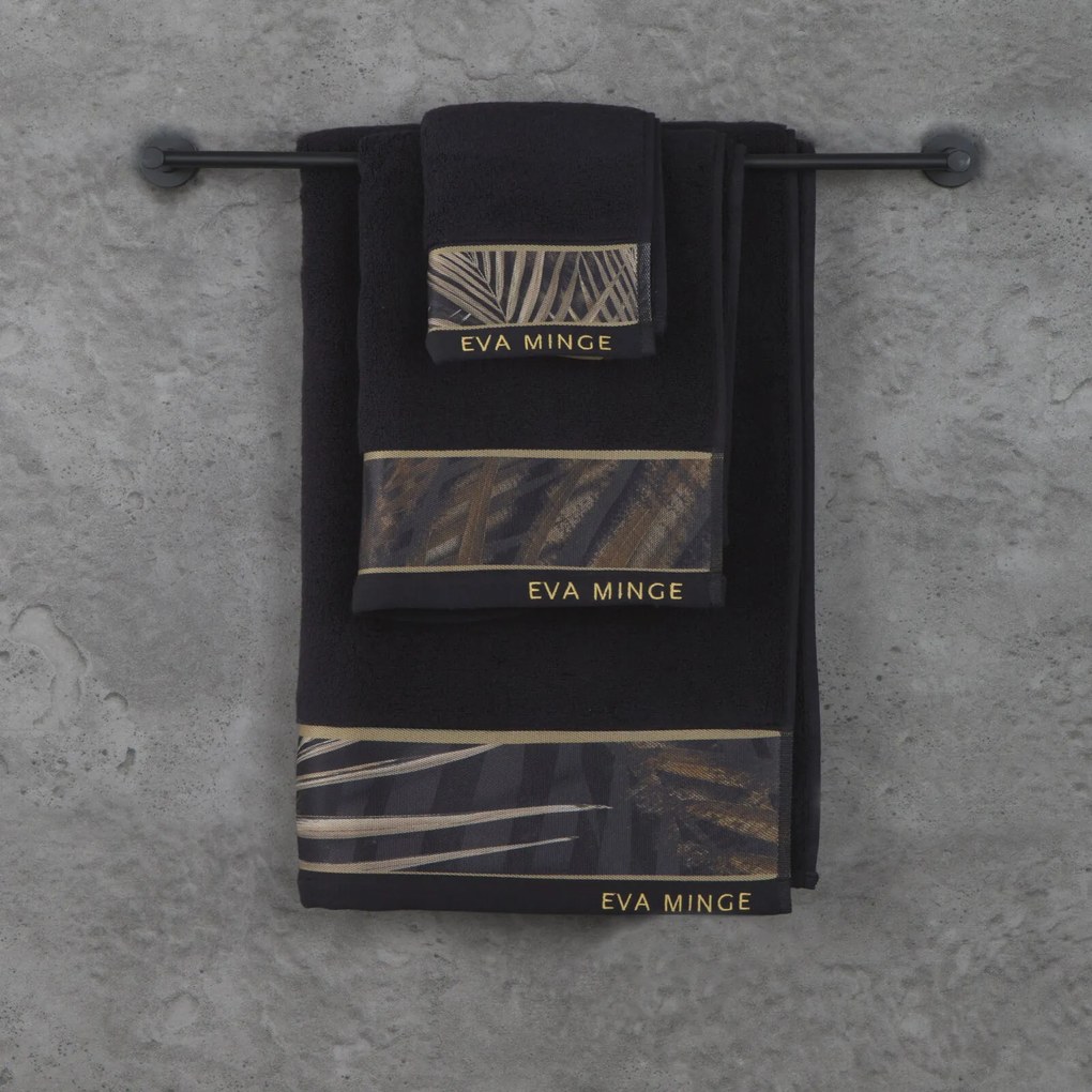 FROTÉ UTERÁK EVA MINGE11 50X90 CM ČIERNA