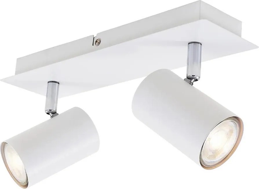 Briloner 2857-026 - Bodové svietidlo SPOT 2xGU10/40W/230V biela
