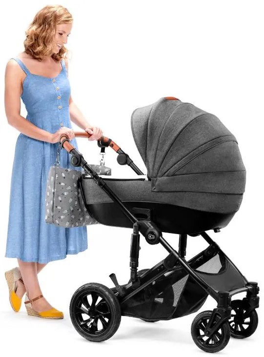 KINDERKRAFT Kočík kombinovaný Prime 3v1 Grey
