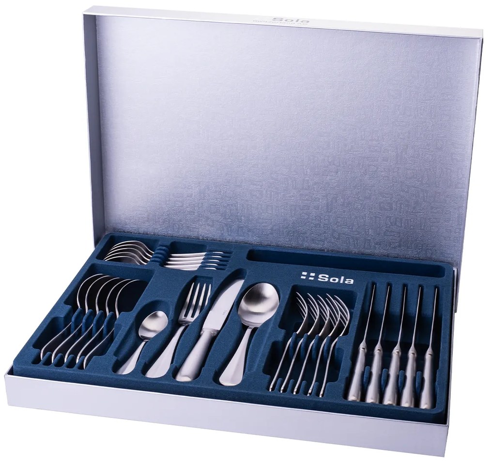 Príborový set 24 ks - nôž s krátkou čepeľou - Baguette - 100648