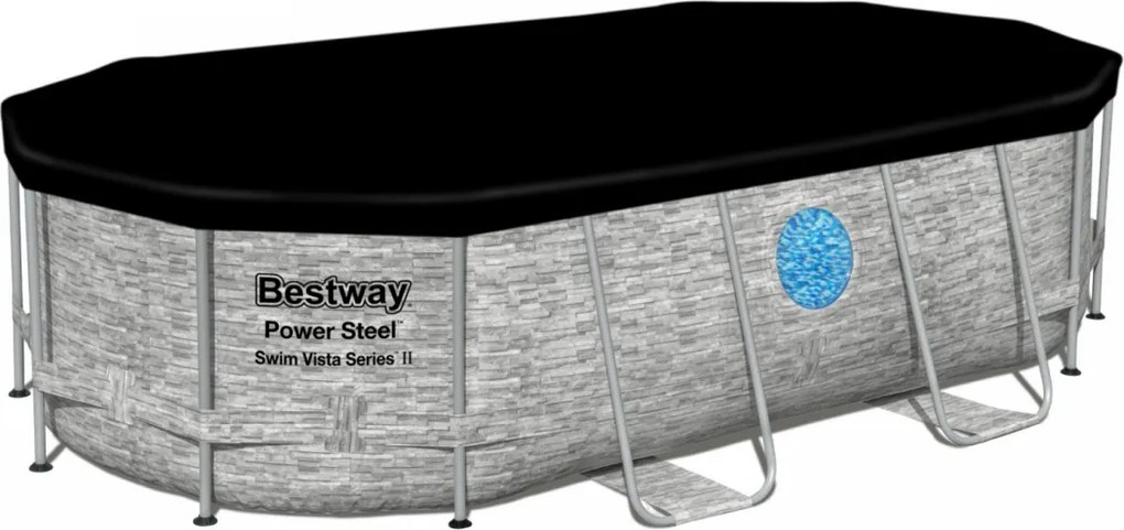 BESTWAY Bazén 427 cm x 250 cm x 100 cm Power Steel Swim Bestway- 56714