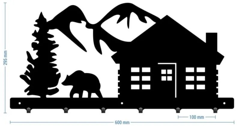 Vešiak na stenu do chodby CHATA