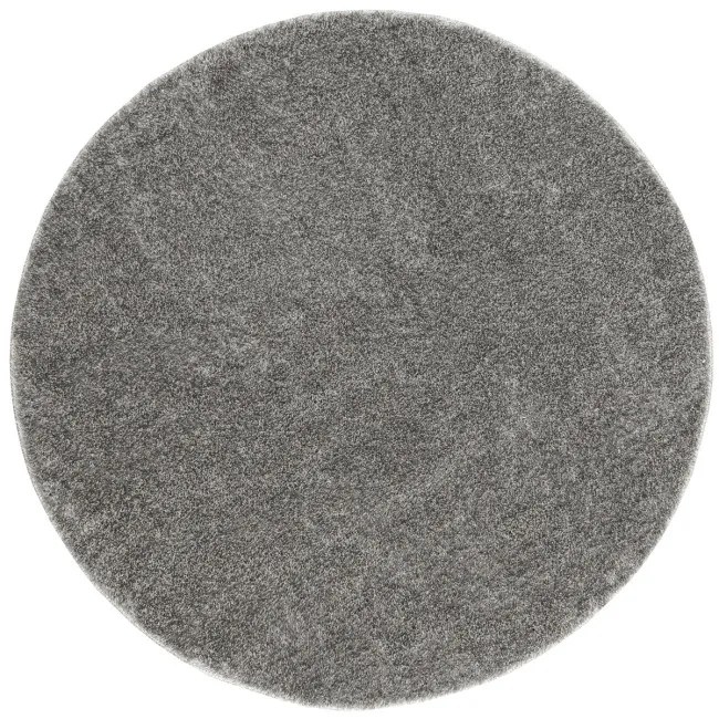 Kúpeľňový koberček Malmo sivý, kruh