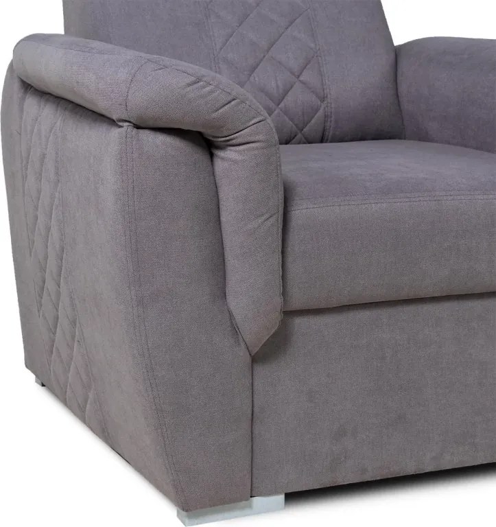 Kreslo Boston, sivá (Soro 90)