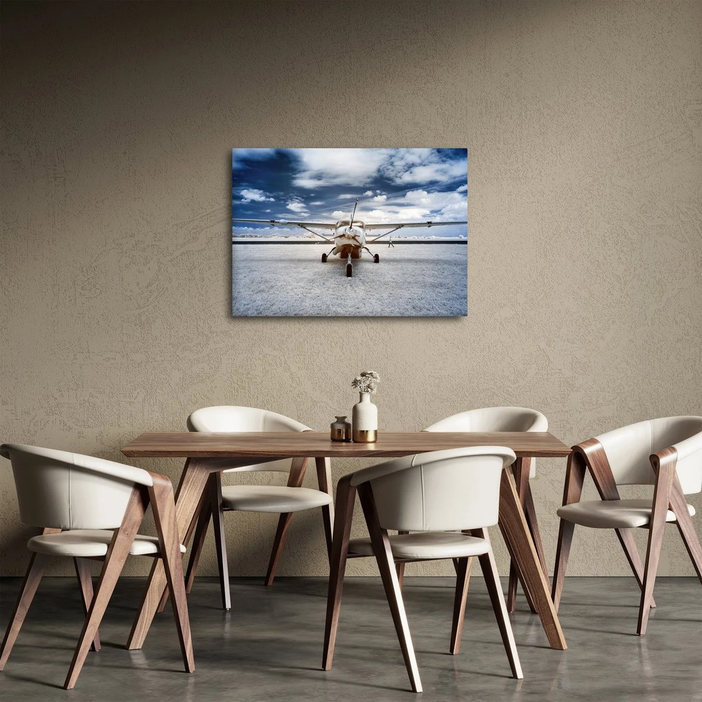 Obraz motorového lietadla (70x50 cm)