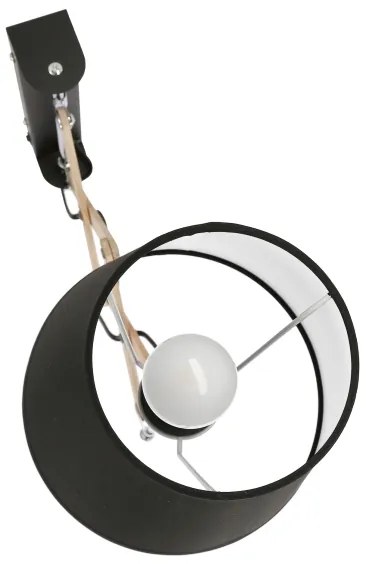 Nástenné svietidlo MITO 1xE27/40W/230V čierna