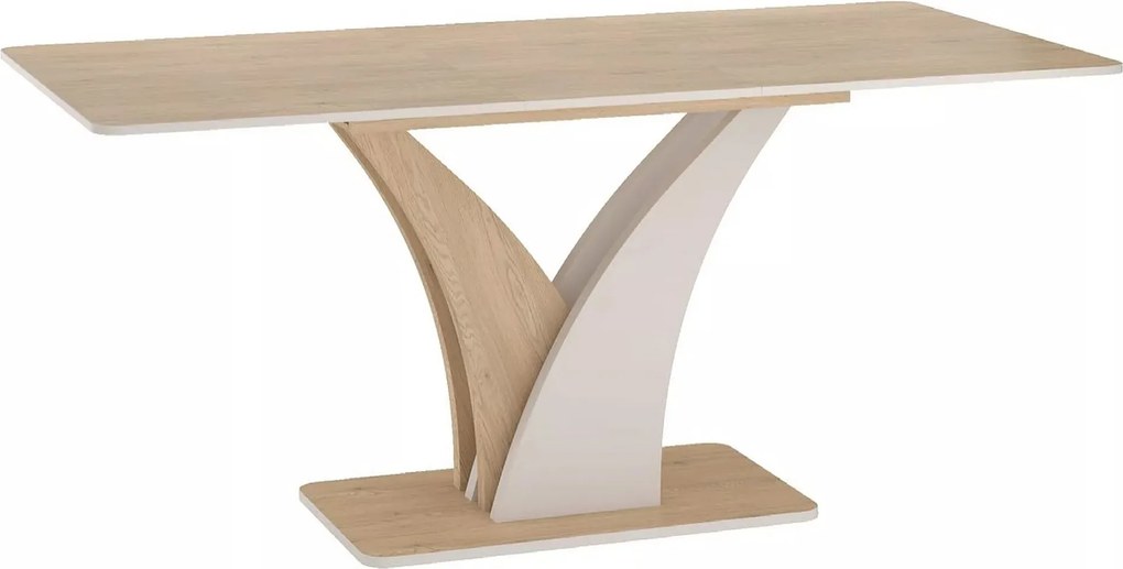Jídelní rozkládací stůl Vento 120/160 cm dub Cremona Torro/kašmírový