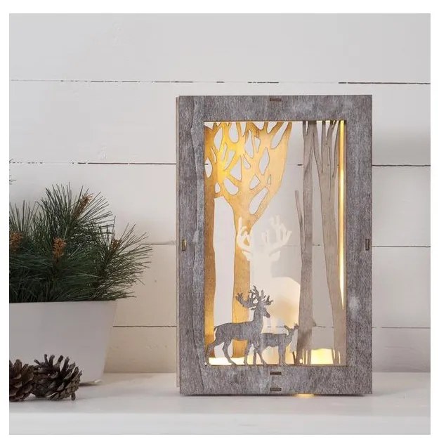 Eglo 410415 - LED Vianočná dekorácia FAUNA 10xLED/0,03W/2xAA