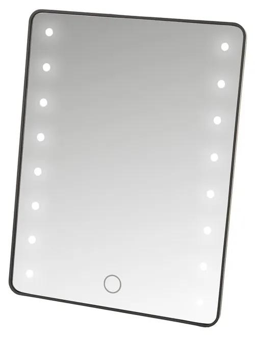 Kozmetické zrkadlo s osvetlením 17x22 cm – Casa Selección