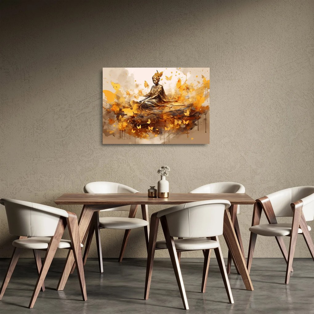 Sklenený obraz - Liečiteľka (70x50 cm)