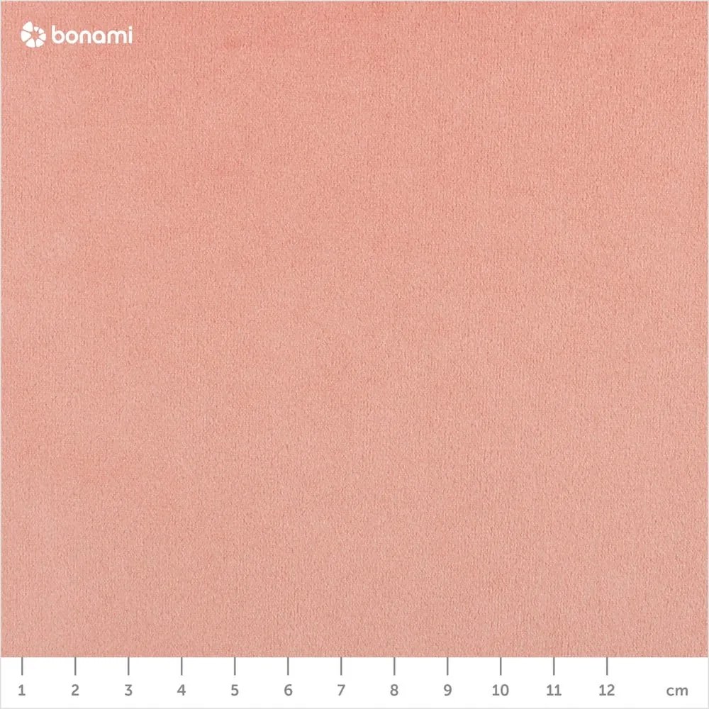 Ružová zamatová pohovka Milo Casa Santo, 174 cm