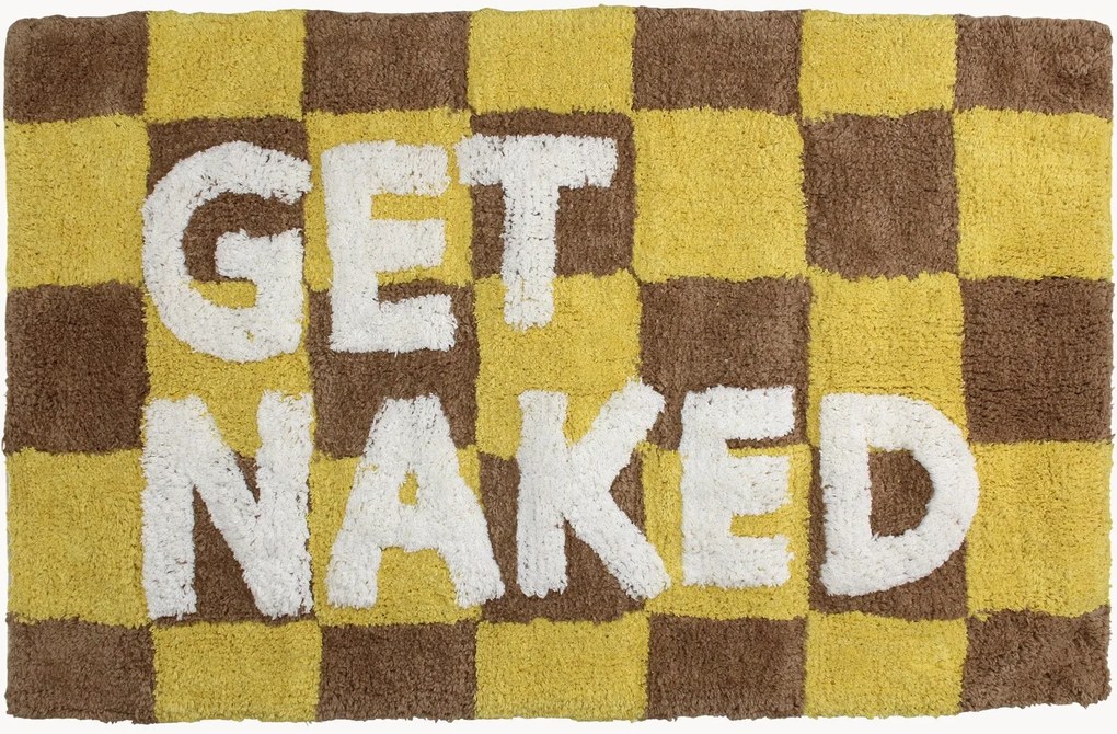 Bavlnený kúpeľňový koberec Get Naked