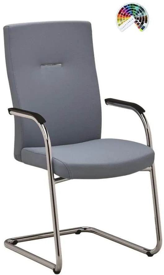 RIM Konferenčná stolička FOCUS FO 646A čalúnenie BLAZER, FLAX
