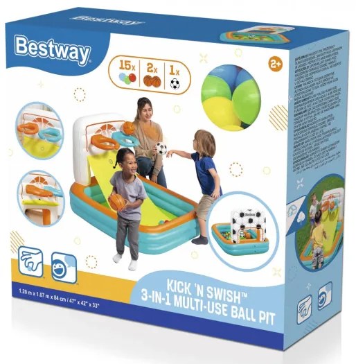 Detský bazén Bestway 52728 3v1 120x107x84 cm